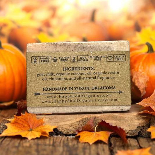 Pumpkin Vanilla Chai Organic Goat Milk Soap