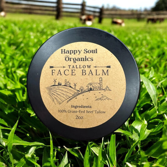 Organic Grass-Fed Tallow Face Balm Moisturizer