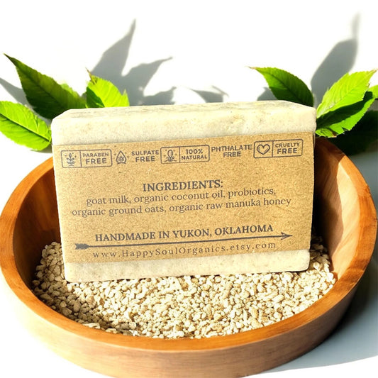 Oatmeal Honey Organic Goat Milk Soap