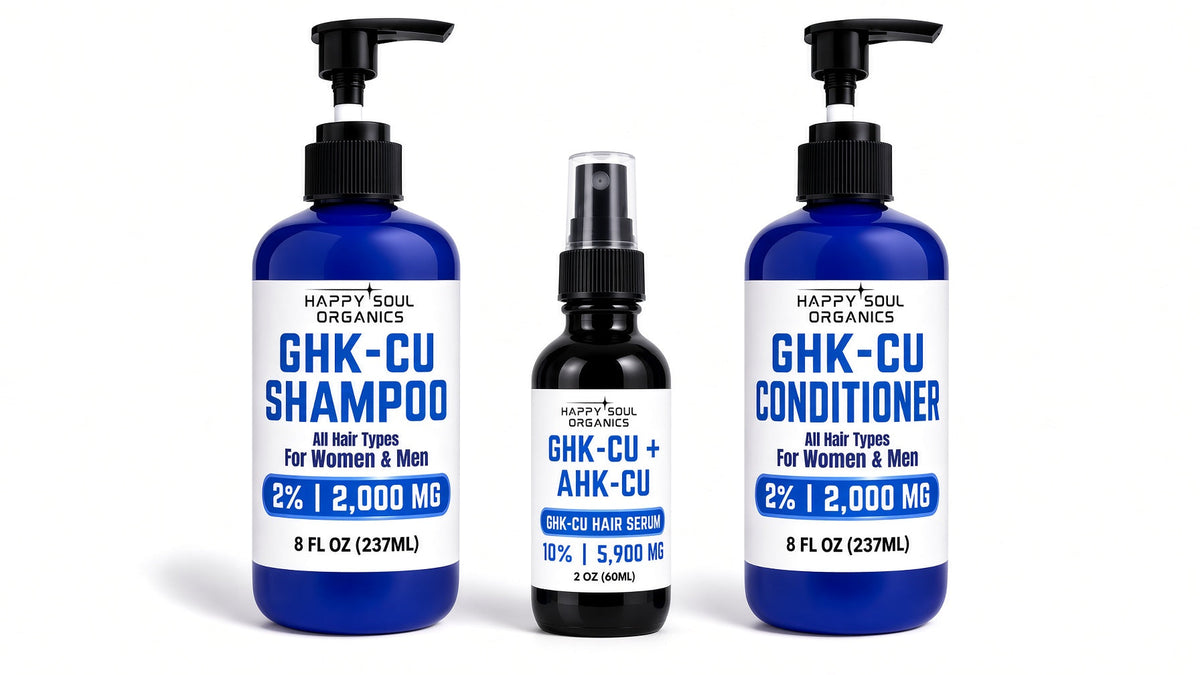 The Complete Guide to Copper Peptide Hair Care: GHK-Cu, AHK-Cu & How to Use Them