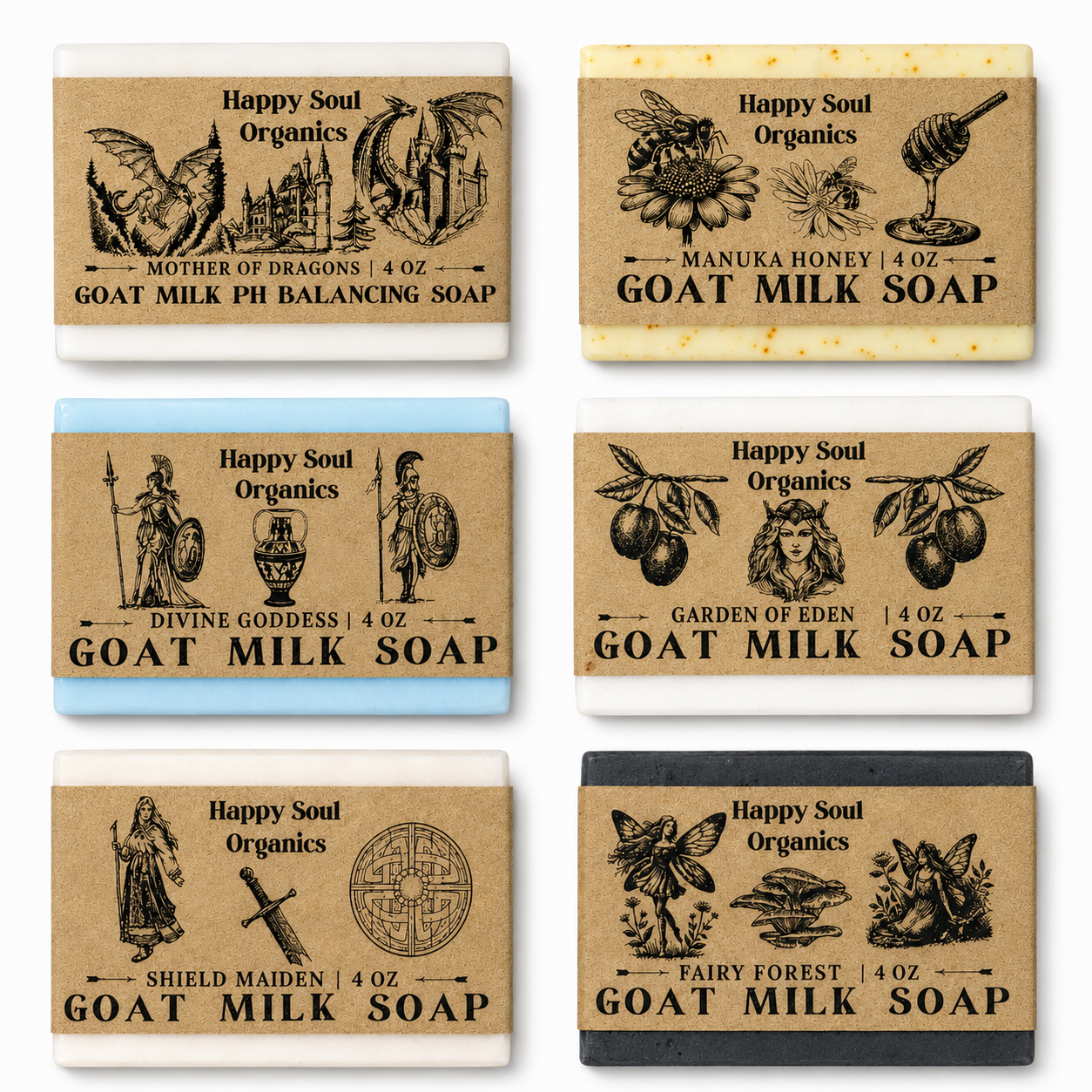 Women’s 6 Pack Scented Goat Milk Soap