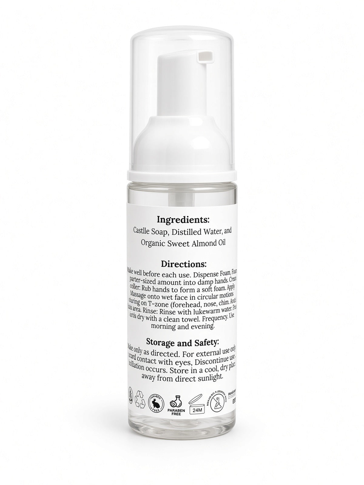 Foaming Face Cleanser 2oz