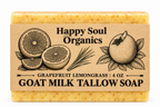 Grapefruit & Lemongrass Goat Milk Soap