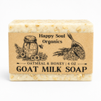 Oatmeal & Honey Goat Milk Soap 4oz