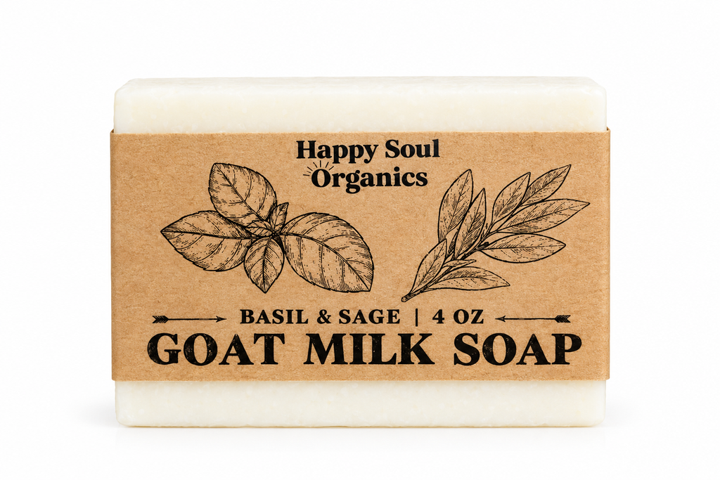 Basil & Sage Goat Milk Soap
