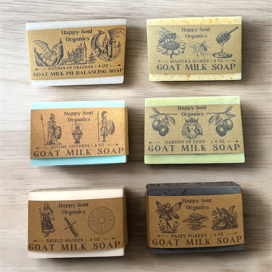 Women’s 6 Pack Bulk Organic Goat Milk Soap