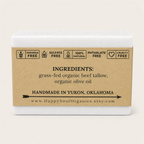Tallow Unscented Soap 4oz
