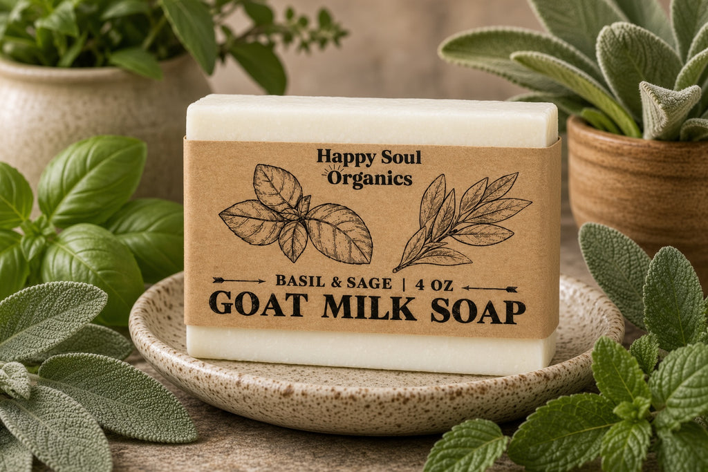 Basil & Sage Goat Milk Soap