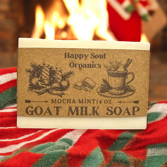 Mocha Mint Goat Milk Organic Soap