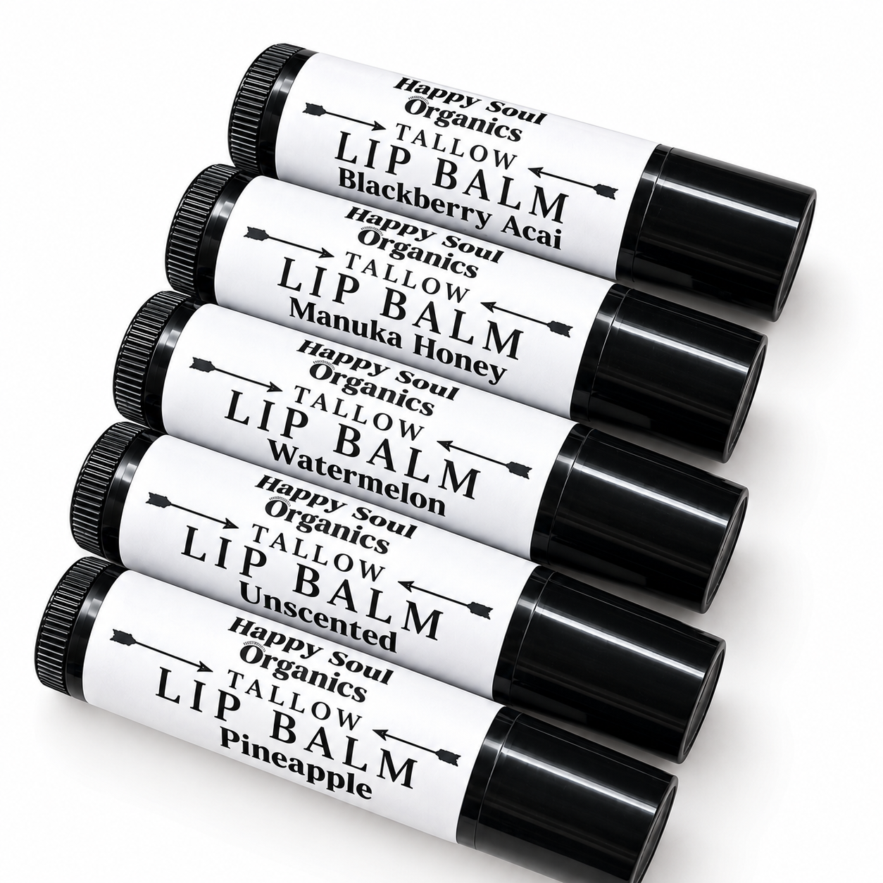Organic Tallow Lip Balm (5 Pack)