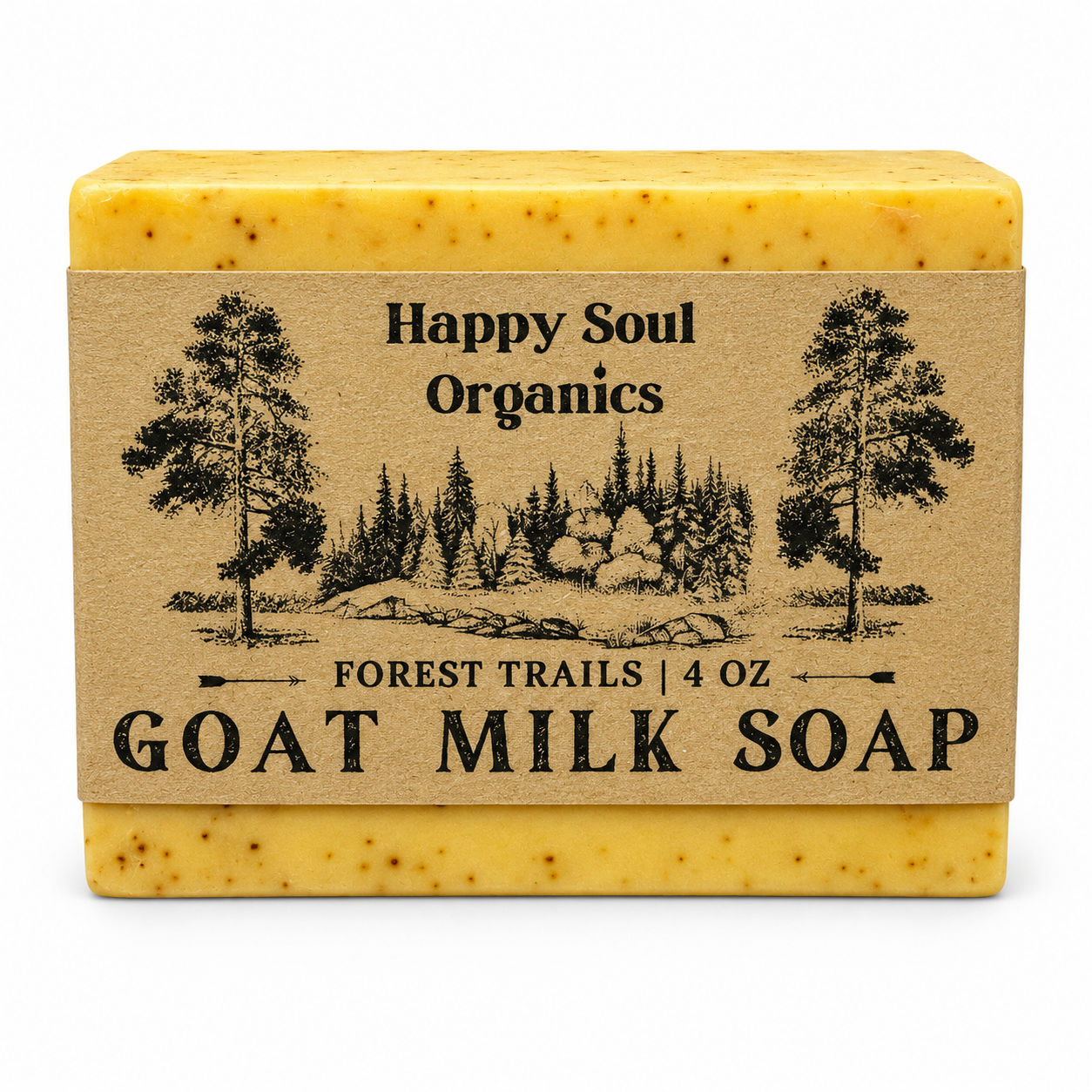 Goat Milk All Natural Forest Trails Soap 4oz