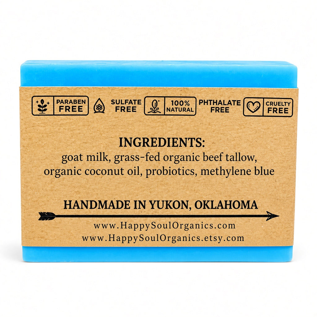 Methylene Blue Unscented Soap 4oz