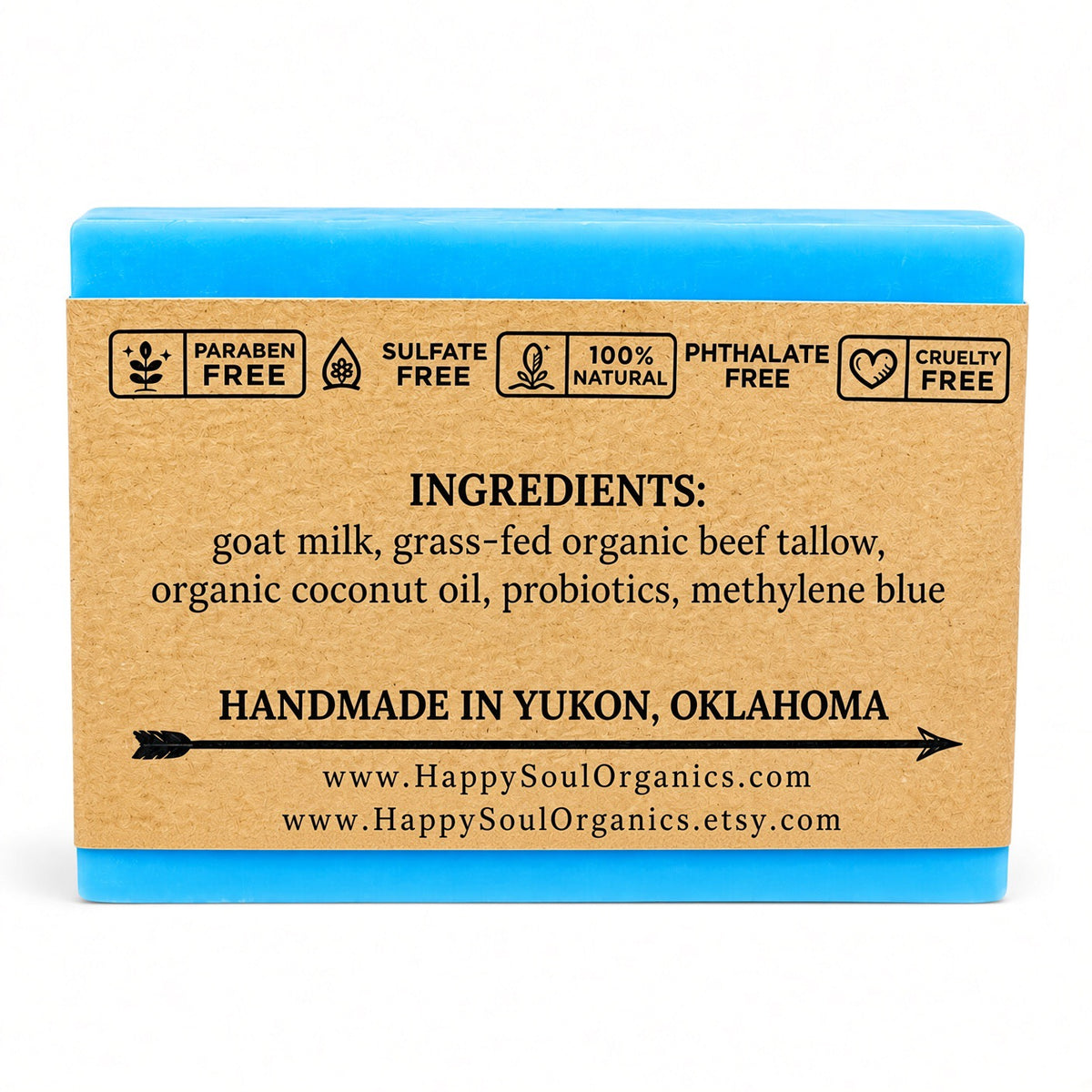 Methylene Blue Unscented Soap 4oz