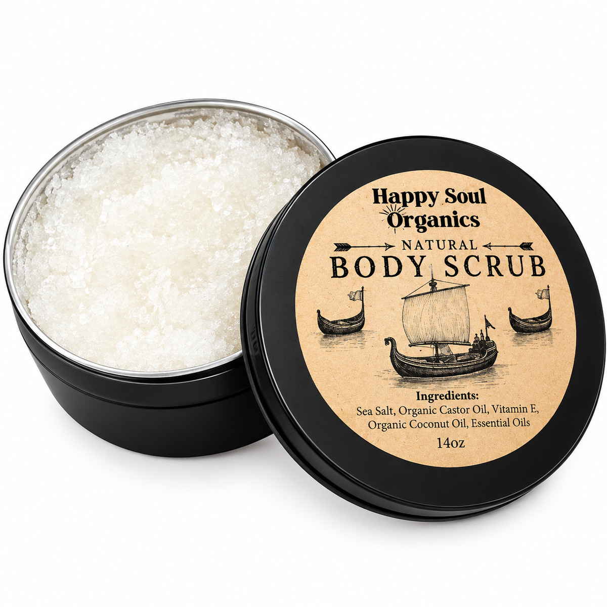Sea Salt Body Scrub All Natural & Organic