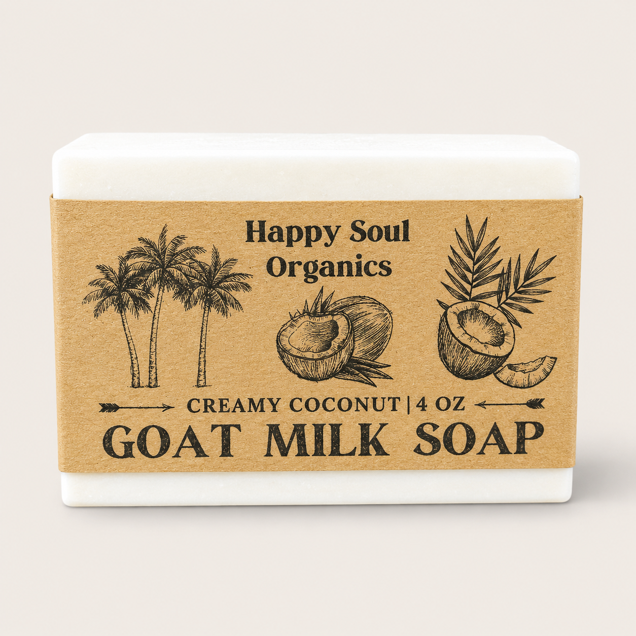 Creamy Coconut Goat Milk Soap 4oz