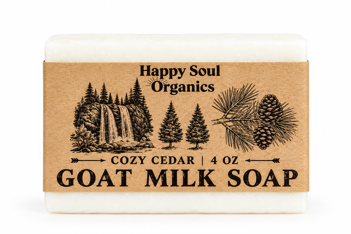 Cozy Cedarwood Goat Milk Soap