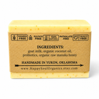 Manuka Honey Unscented Goat Milk Soap 4oz