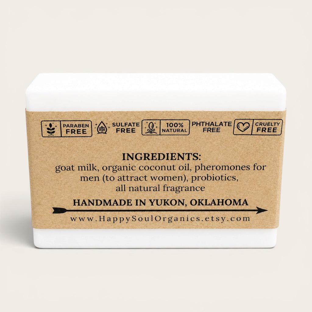 Pheromones For Men Goat Milk Soap 4oz
