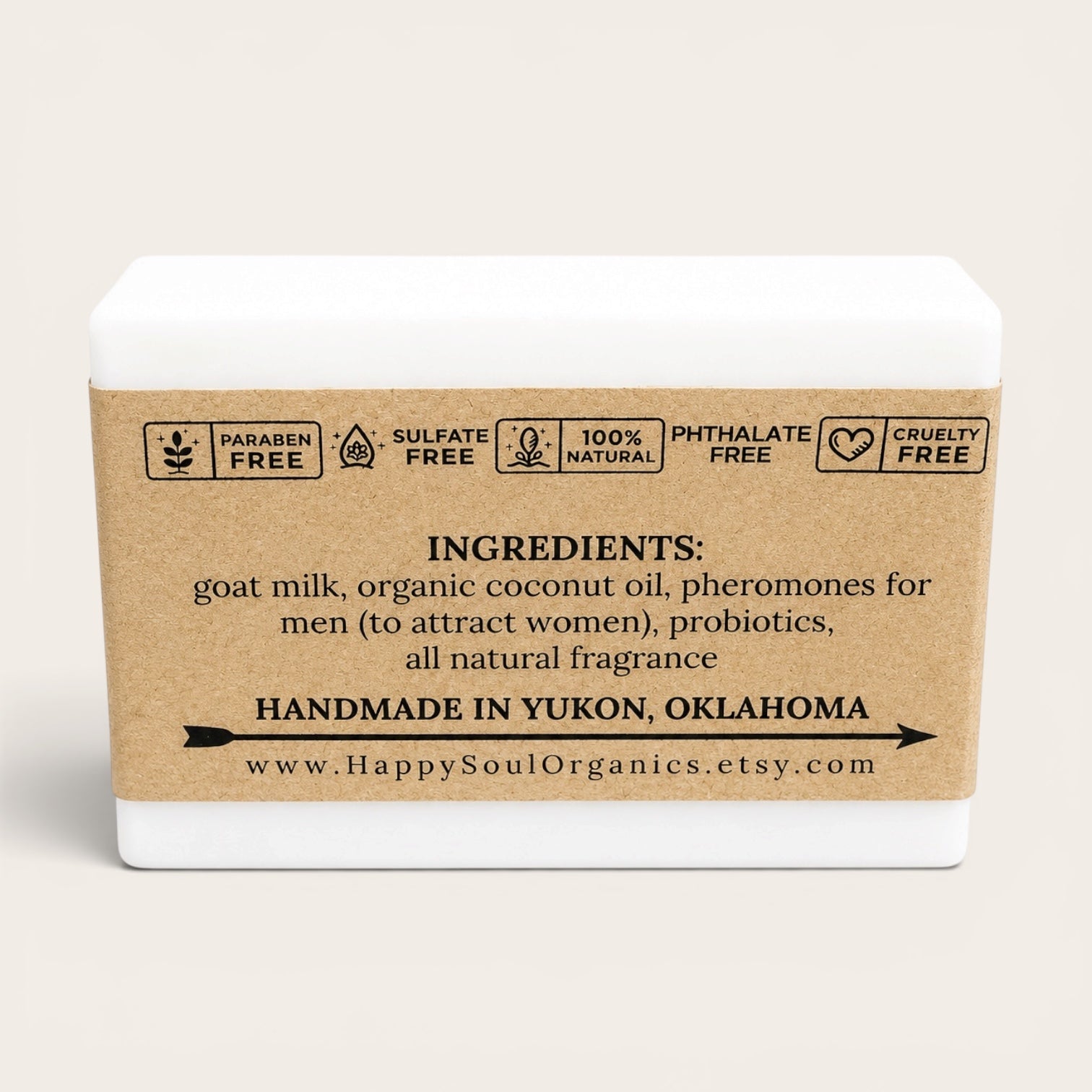 Pheromones For Men Goat Milk Soap 4oz