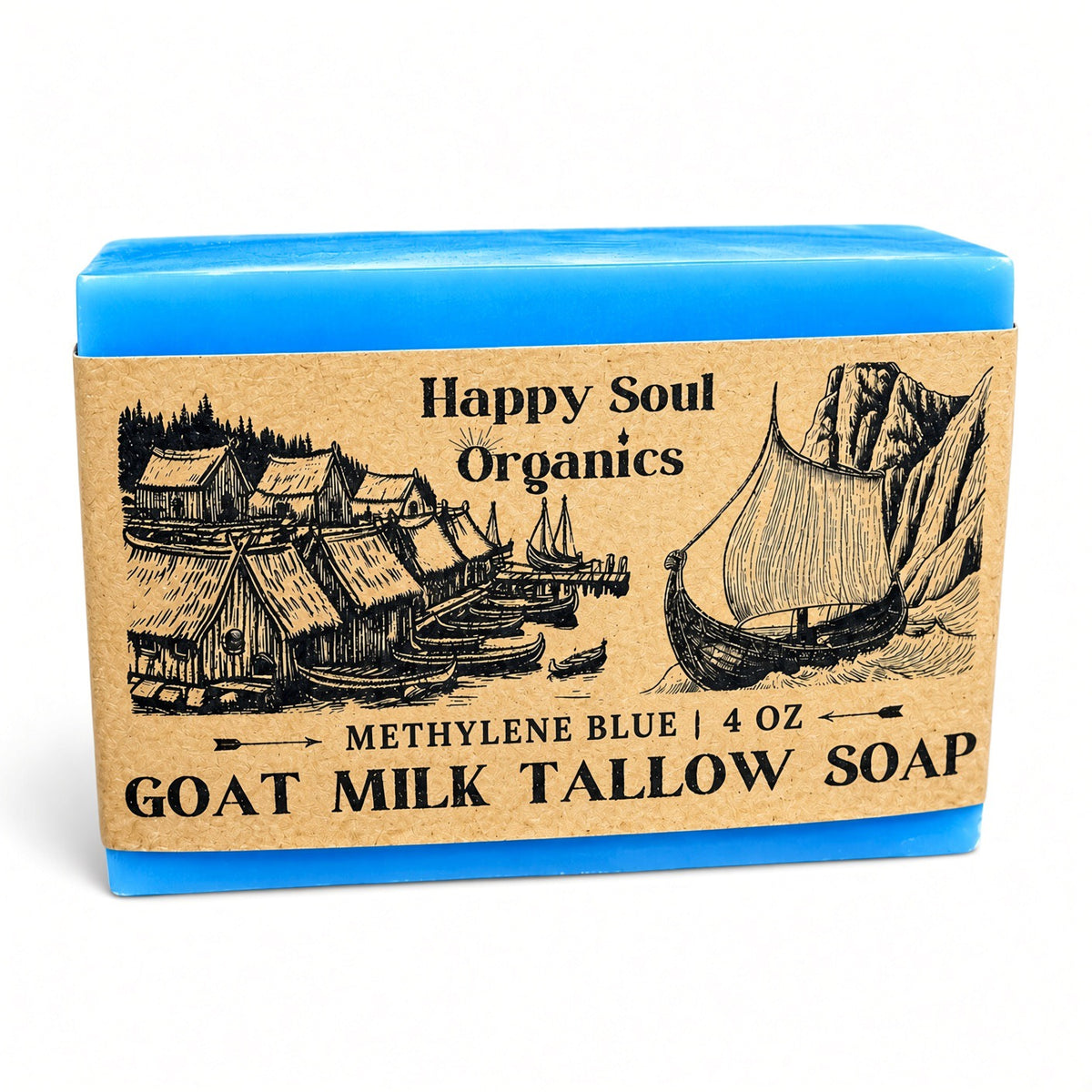 Methylene Blue Unscented Soap 4oz