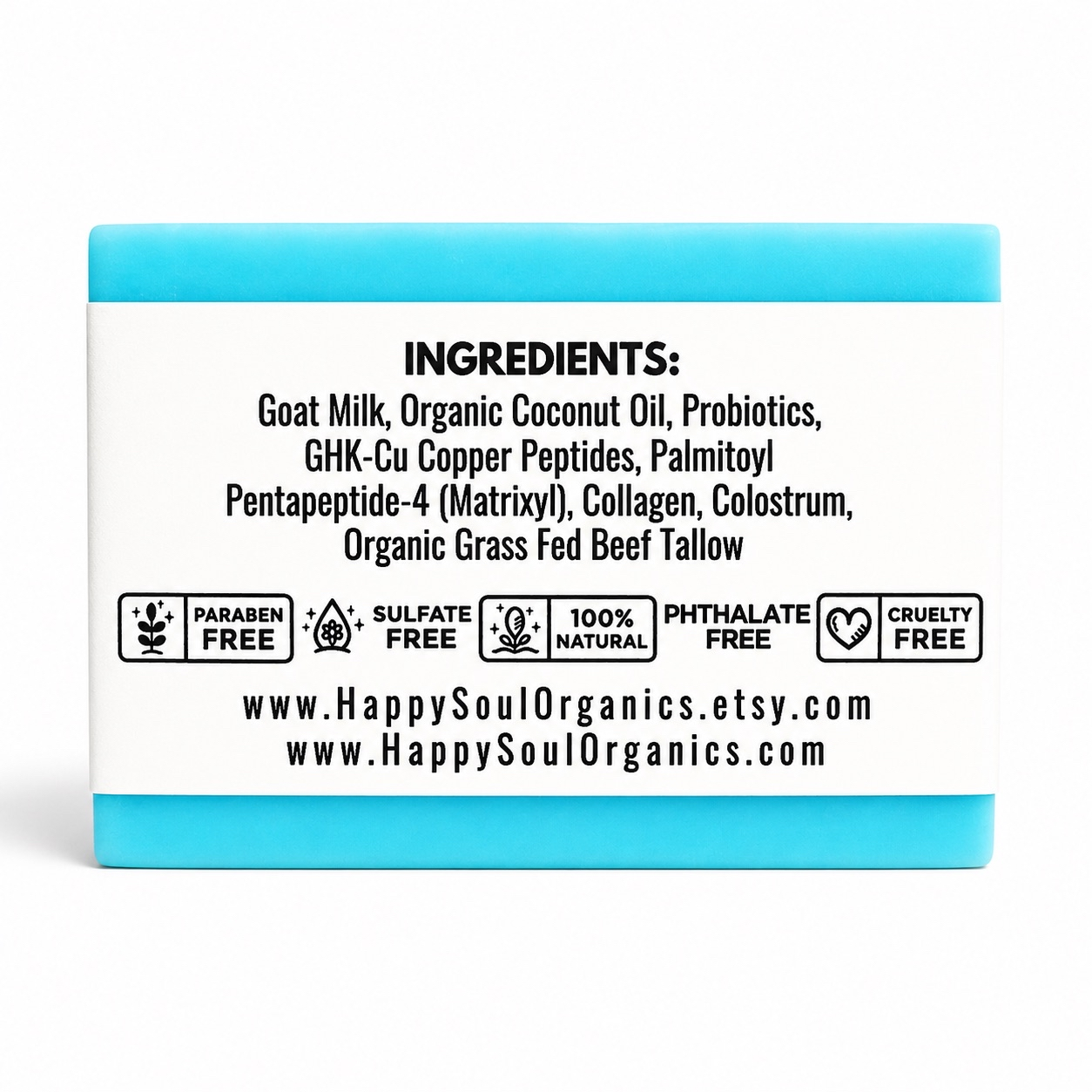 Soap Bar Peptide Pro | GHK-Cu & Goat Milk 4oz