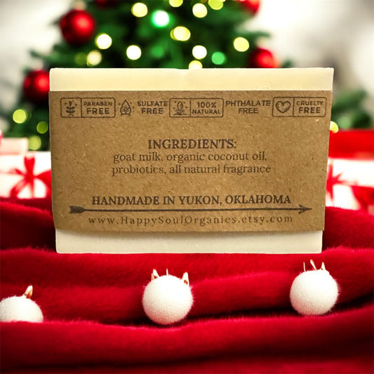 Christmas Tree Goat Milk Organic Soap
