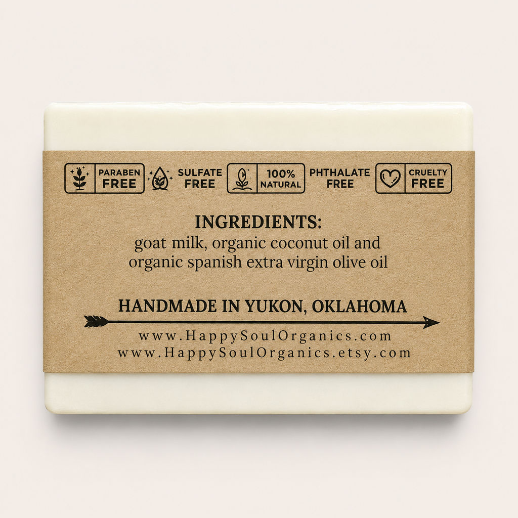 Unscented Goat Milk Soap 4oz