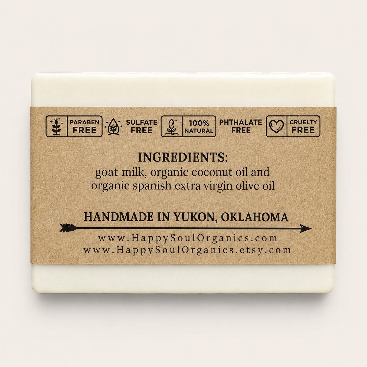 Unscented Goat Milk Soap 4oz