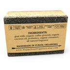 Coffee Bean Goat Milk Soap 4oz
