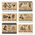 Men’s 6 Pack Goat Milk Scented Soap