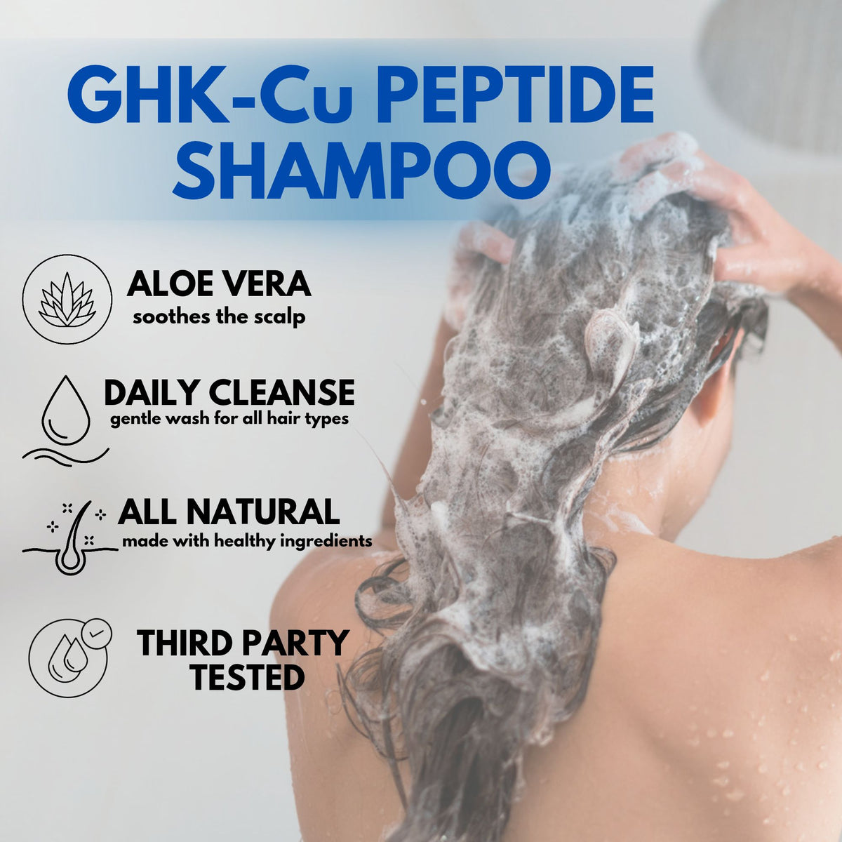 Shampoo GHK-Cu Copper Peptide