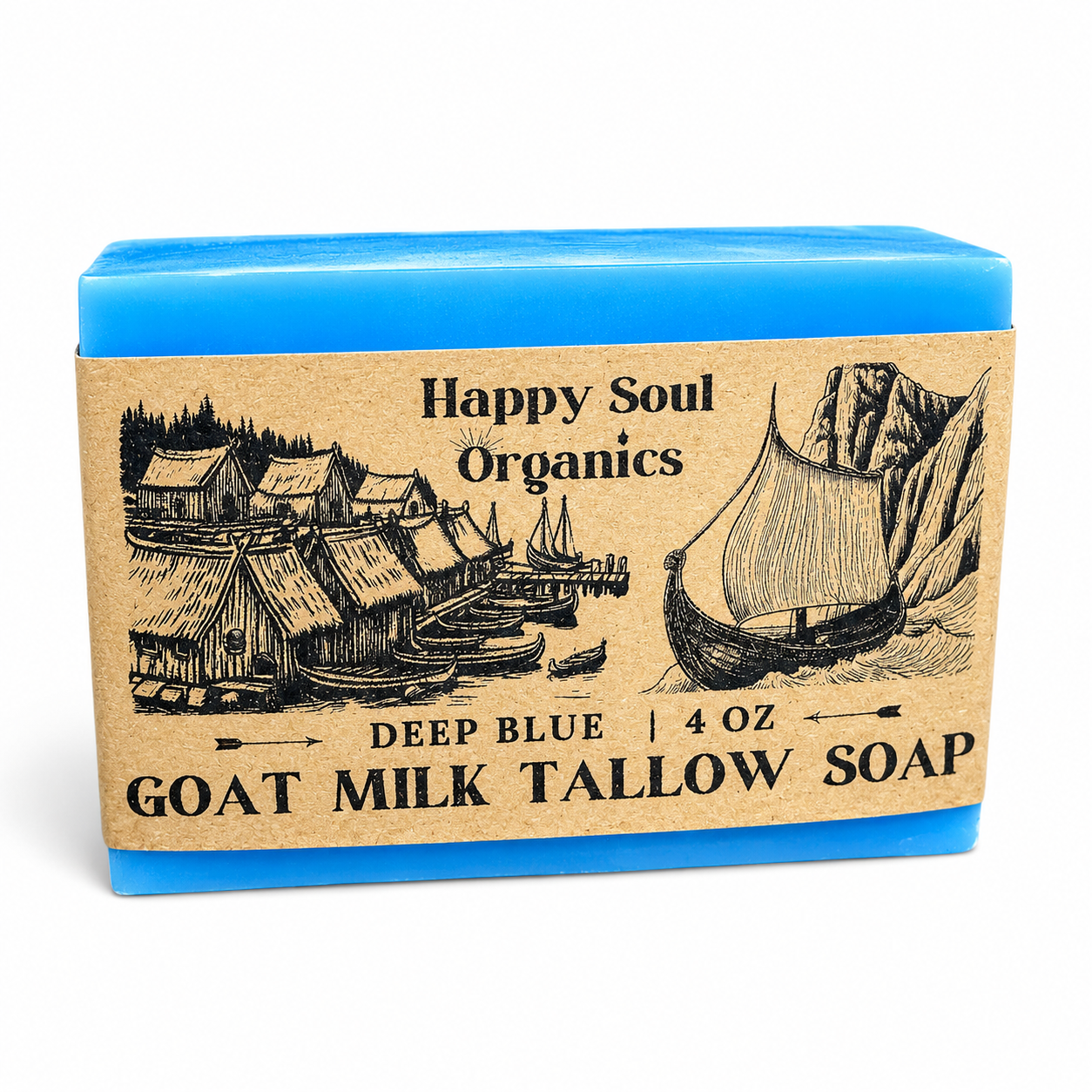 Deep Blue Unscented Methylene Blue Soap 4oz