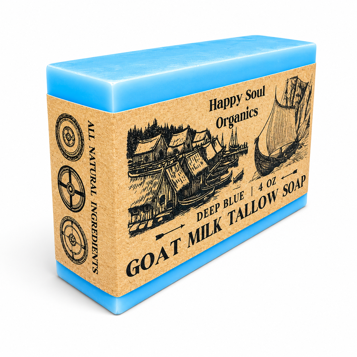Deep Blue Unscented Methylene Blue Soap 4oz