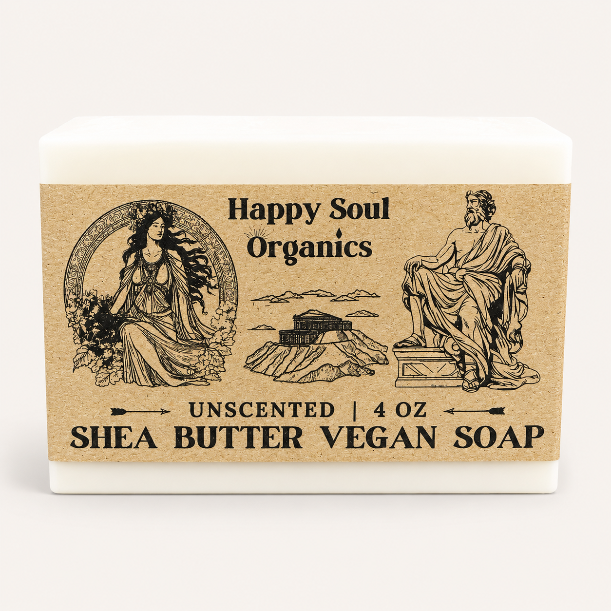 Vegan Unscented Soap 4oz
