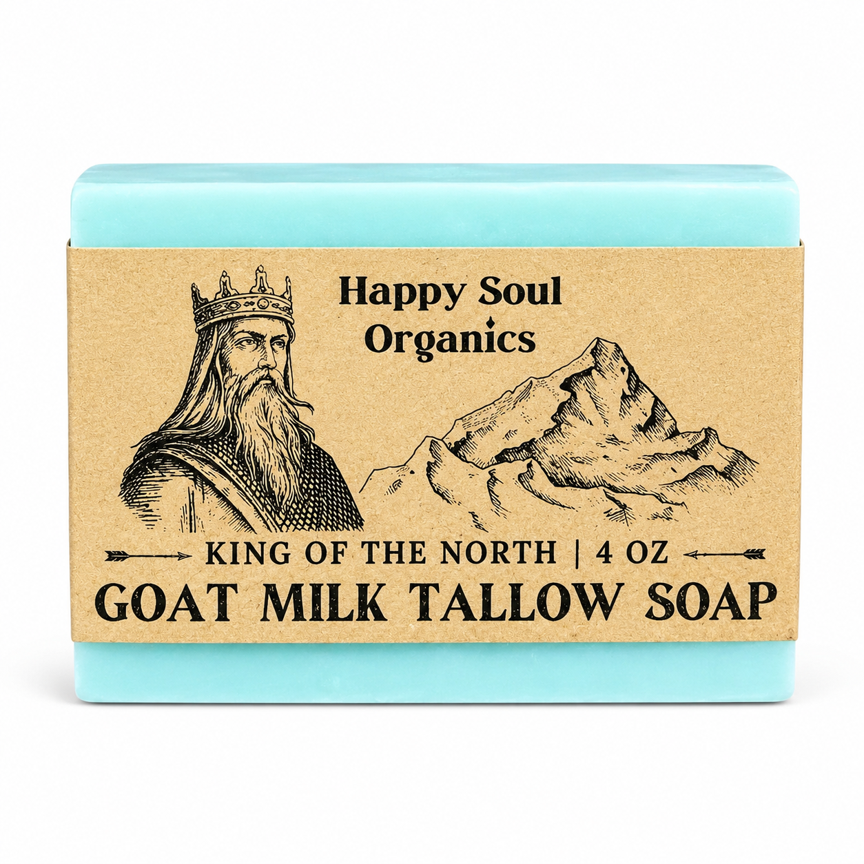 King of The North Goat Milk Tallow Soap 4oz