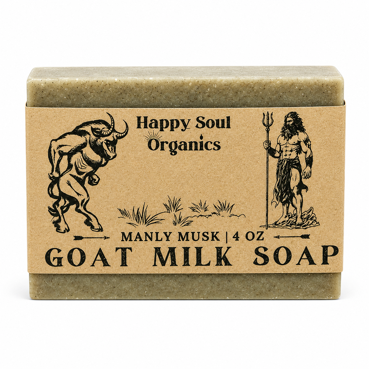 Manly Musk Goat Milk Soap 4oz