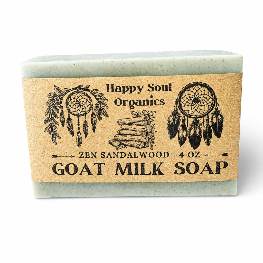 Zen Sandalwood Soap Goat Milk Soap 4oz