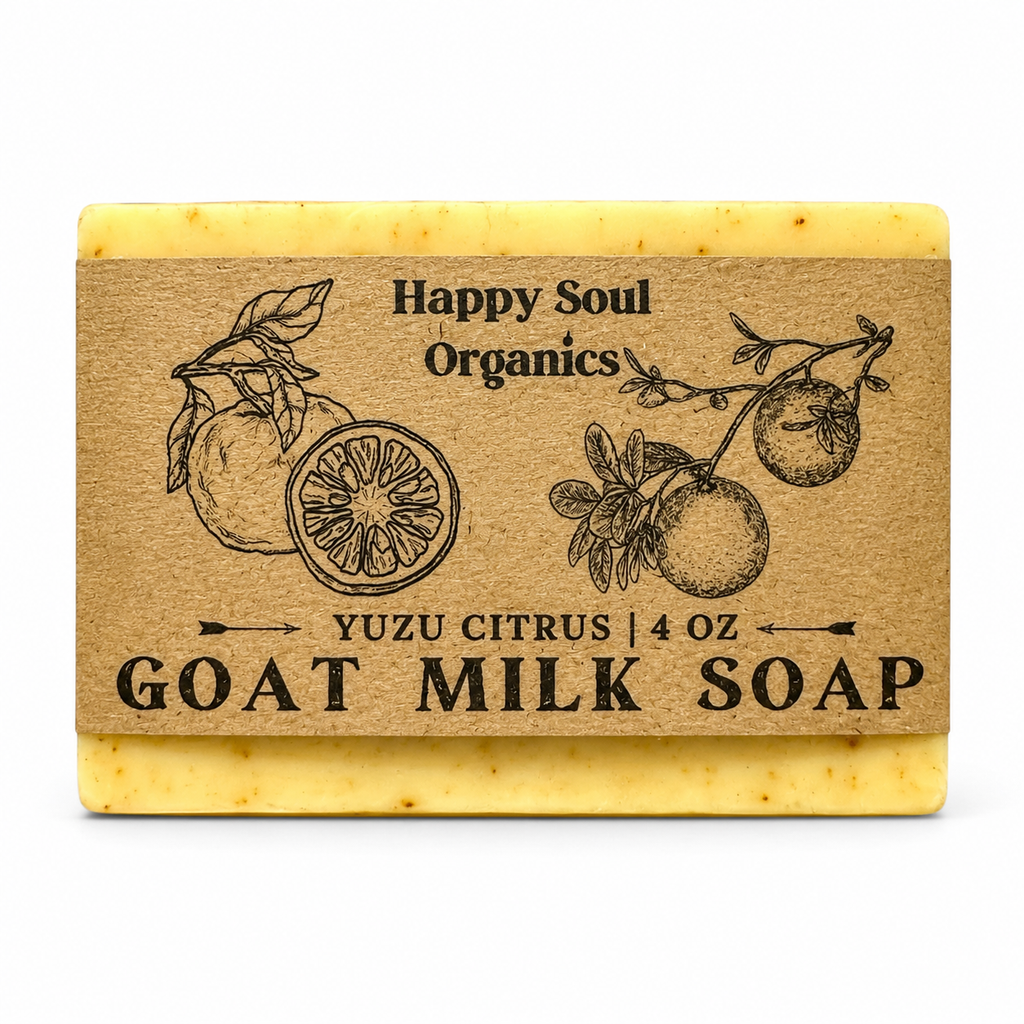 Yuzu Citrus Goat Milk Turmeric Soap 4oz