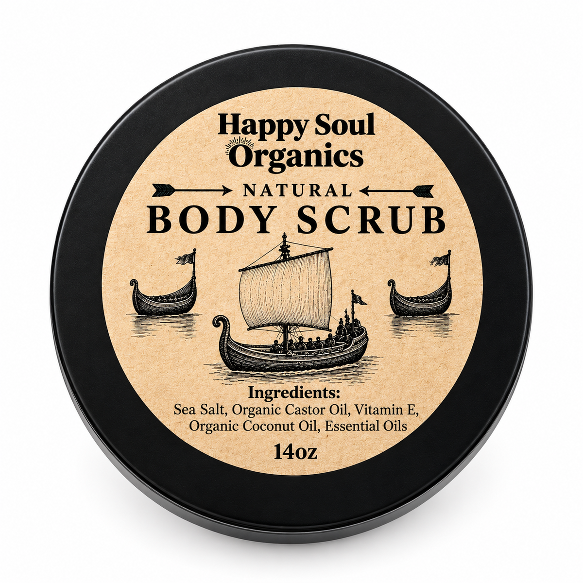 Sea Salt Body Scrub All Natural & Organic