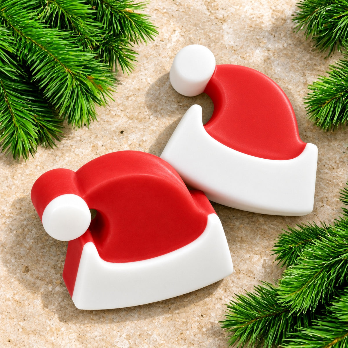 Santa Hat Soap