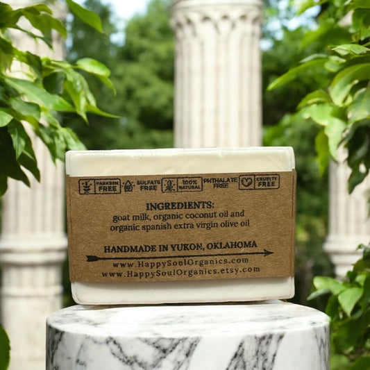 Unscented Goat Milk Organic Soap