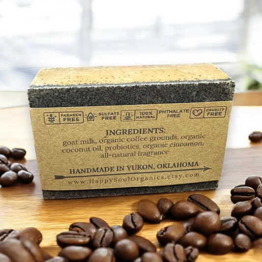 Coffee Bean Organic Goat Milk Soap