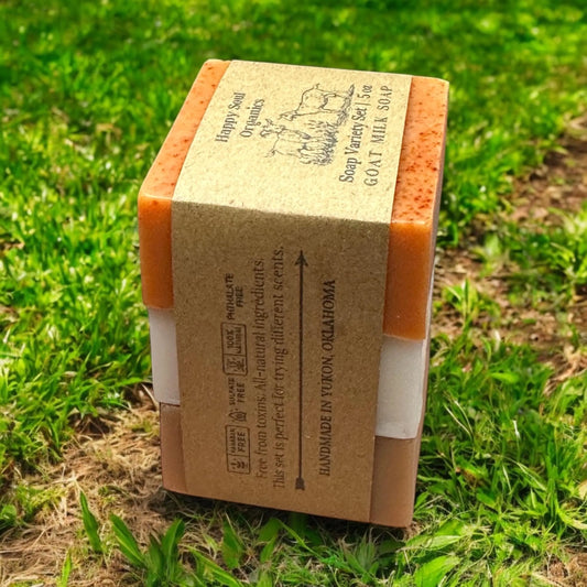 Variety 3 Pack Soap Set Goat Milk 5oz