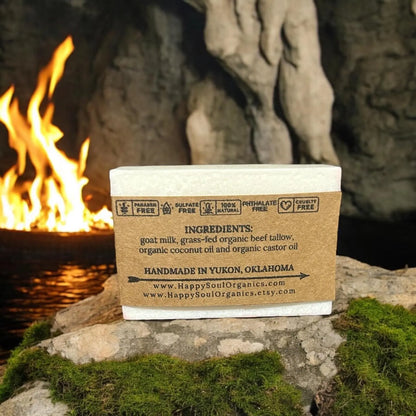 Organic Unscented Tallow Goat Milk Soap