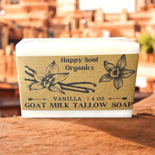 Vanilla Tallow Goat Milk Organic Soap