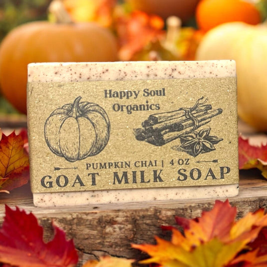 Pumpkin Vanilla Chai Organic Goat Milk Soap