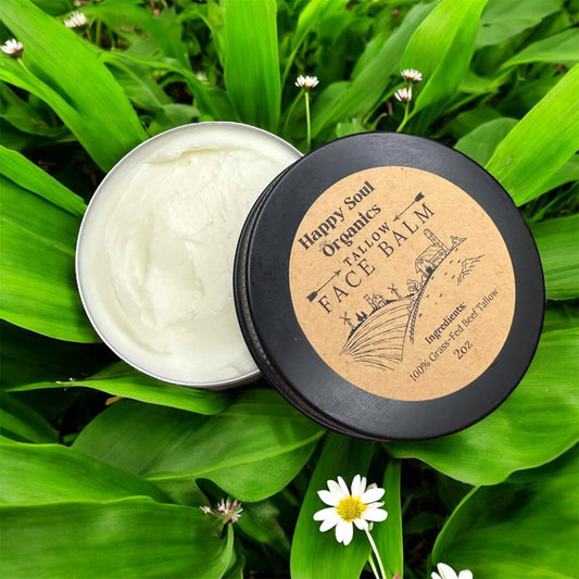 Organic Grass-Fed Tallow Face Balm Moisturizer
