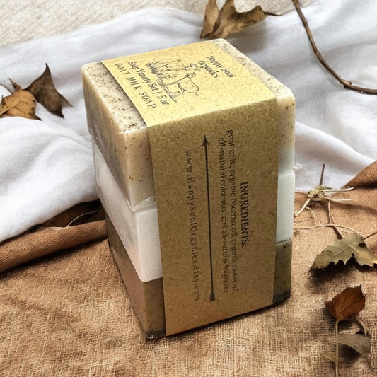 Variety 3 Pack Soap Set Goat Milk 5oz