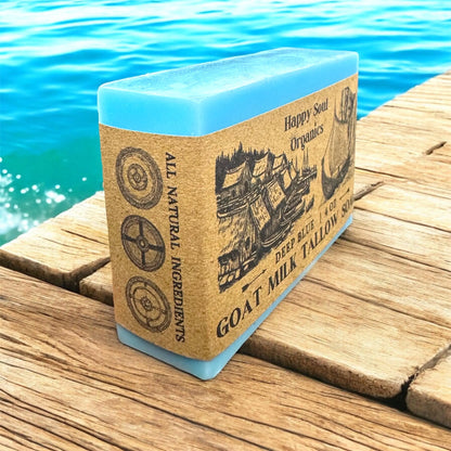 Deep Blue Methylene Blue Organic Goat Milk Tallow Soap
