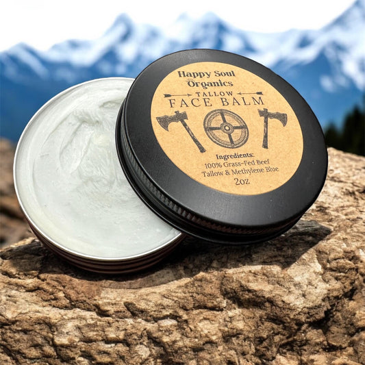 Methylene Blue Tallow Balm Moisturizer Organic Grass Fed